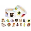 Pegatinas personalizadas de emojis de gato, pegatinas divertidas de memes, rollos de pegatinas de memes con formas únicas, decoración de diario DIY