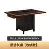 Olla caliente estilo coreano sin humo, olla caliente comercial sin humo con asientos cómodos, mesa de comedor estable con diseño del sudeste asiático