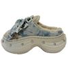 Pantuflas Gruesas de Moda con Diseño de Perlas para Otoño e Invierno, Estilo Coreano, que Aumentan la Altura, Antideslizantes, Forradas de Felpa, Cálidas Pantuflas de Algodón