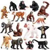 Juguete de Modelo Animal Sólido para Niños Simulación Primates Mono Gorila Simio Chimpancé Regalo Cognitivo