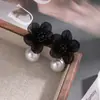 Brincos de Chiffon com Florzinhas Estilo Férias Suave Primavera e Verão Doce Coloridos Brincos de Organza Brincos Dopamina para Viagem Femininos