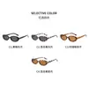 Novos óculos de sol da moda europeia e americana, armação olho de gato, estilo moderno personalizado, simples, para fotos de rua, óculos de sol masculinos e femininos, mesmo estilo, óculos de sol