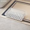 Caja de Jabón de Doble Capa con Drenaje de Lujo Ligero Creativa con Tapa de Aspecto Elegante para Dormitorio de Estudiante Baño Hogar Baño