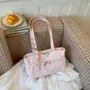 Bolso de Axila Fresco Dulce Lindo de Lunares para Mujer 2026 Nuevo de Mano Texturizado Casual Gran Capacidad de Hombro Único Bolso para Mujer