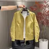 Jaqueta Estilosa Masculina de Outono com Gola Alta Estilo Coreano Casual Simples Tendência de Alta Qualidade Jaqueta Masculina Novo Estilo 2026