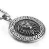 Colgante de acero inoxidable con cabeza de león y tótem dominante europeo y americano, colgante de acero de titanio con personalidad retro, joyería al por mayor HC190