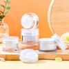 Frasco de Creme Plástico Transparente Vazio Lata Petg Frasco Removedor de Creme Facial 30G/50G Pote Embalagem de Produto para Cuidados com a Pele