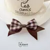 Clásico Cuadros Golondrina Cola de Pescado Lazo de Una Palabra Accesorios de Tela DIY Bolso Flor para Zapato Accesorios para Sombrero Accesorios para Ropa