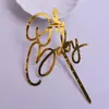 Decoração de Bolo para Chá de Bebê Festa de Bebê Estilo Transfronteiriço Plug-In Acrílico Acessórios Ornamentos