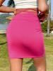 Minissaia Bodycon de Seda Leite Plissada com Design de Cordão na Cintura para Garota Sexy e Quente Transfronteiriça Europeia e Americana da Moda 2026