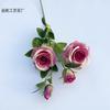 Multi-cabeça Búlgaro Rosa Auditório de Casamento Rosa Simulação Flor Arranjo de Floricultura Interior Decoração de Casa Comércio Exterior Flor
