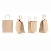 Bolsa de Papel Kraft Marrón Bolsa de Embalaje Soporte para Vaso de Café y Té con Leche Bolsa de Embalaje para Lonchera Bolsa para Llevar Catering Bolsa de Papel Biodegradable