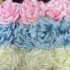 11cm Estilo Coreano Elegante Plisado Sading Flor Tridimensional Accesorios de Boda DIY Accesorios para el Cabello Zapatos Flor Pétalo Ropa Arreglo