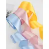 Cinta de 5 cm de ancho hecha a mano para flor de rosa DIY, regalo para respaldo de silla de boda, cinta para empaque de pastelería, cinta de satén, cinta de color, cinta tejida