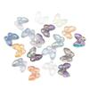 Pingente Grande de Borboleta de Vidro Cristal 20mm Contas Soltas de Vidro Pingente de Vidro Acessórios de Joalheria DIY Corrente para Celular Colar