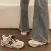 Tênis de Lona com Estrelas para Mulheres Verão 2026 Linho Fino Respirável Versátil Sapatos de Treinamento Alemães Leves Sola Macia Sapatos Casuais