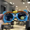 Gafas de Sol Polarizadas de Silicona para Niños Oso Pequeño Estilo Dibujos Animados Vacaciones Parasol Niños Oso Pequeño Bebé Gafas de Sol Lindas Gafas de Protección Solar