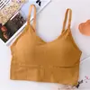 Nuevo Sujetador de Pecho sin Costuras Tirante de Espalda para Belleza Ropa Interior para Niña Top Tubo a Prueba de Luz 646 Chaleco Deportivo Sujetador Popular en Internet Explosiones