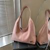 Bolso de hombro de gran capacidad para mujer, bolso de mano informal, estilo retro, moderno, para otoño e invierno, 2024