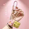 Colgante Dorado, Feliz Cumpleaños, Hazte Rico, Ponte Guapa, Llavero de Nuevo Estilo, Colgante para Bolsa de Teléfono Móvil, Accesorio Pequeño, Color Dorado