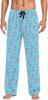 2025 AliExpress Amazon Nuevos Pantalones de Pijama para el Hogar con Estampado Abstracto 3D Explosiones Transfronterizas Pantalones de Pareja Graffiti