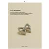 Yisen ESSTUDIO botão borboleta oco Pérola botão de metal terno casaco fivela decorativa fivela de roupas femininas fivela
