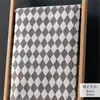 Tela Simple de Sofá Pied de Poule, Funda de Cojín de Lino Engrosado en Forma de Diamante, Cojín Decorativo, Cojín de Sofá, Tela Decorativa Hecha a Mano
