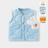 Colete Acolchoado JQ Jingqi para Bebê Roupas de Inverno 2026 Novo Estilo Aquecimento para Bebê Colete Infantil Roupas de Inverno para Crianças Pequenas