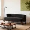 Sofá de Tela de Viento Usado Sofá Recto Pequeño Apartamento Sala de Estar Balcón Chenilla Estilo Diseñador Silla de Sofá Casual