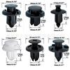180 Piezas Adecuadas para Clips Decorativos Honda, Sujetadores para Agujeros Pasantes de Parachoques, Retenedores de Cofre y Adaptadores Universales para Paneles de Puerta