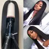 Amazon Transfronterizo Nueva Moda Europea y Americana Peluca de Cabello Liso Tocado África Caliente Peluca de Encaje Frontal Tocado Completo