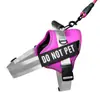 Caderno Personalizado K9 Alça de Peito Respirável Confortável Refletiva Noturna Peitoral para Cachorro Suprimentos para Cachorro Fornecimento Direto da Fábrica
