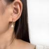 Pendientes de gota de agua con diseño de nicho EH783, ligeros y lujosos, con clip para la oreja y espiral antimosquitos.