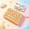 Estación de Alivio del Estado de Ánimo Teclado de 26 Teclas Alivio del Estrés Teclado Mecánico Llavero Juguete Colgante para Bolsa Regalo