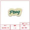 Parches Pequeños de Bordado de Letras Inglesas, Accesorios para Ropa, Decoraciones para Sombreros y Bolsas, Suministro Transfronterizo con Stock Listo
