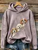Sudadera con capucha Otoño Invierno 2026 Creativa Divertida Linda Mascota Estilo Urbano para Mujer Holgada con Bolsillo Otoño Nueva Llegada