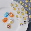 Nueva Tecnología 5D Pegatinas para Uñas Fábrica Lindas Rococo Dulce Mascota Conejo Arte de Uñas Pegatinas en Relieve Pegatinas 3D para Rostro