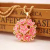 Procesos y Personaliza el Fabricante Cadena de Suéter de Margarita de Flor Linda y Versátil, Collar de Longitud Media, Colgante de Diamante Metálico
