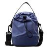 Bolso Bandolera de Marca de Moda para Hombre y Mujer Deportes al Aire Libre Niños Cordón Cinturón Combinación de Colores Estilo Coreano Mochila Pequeña de Cubo de un Solo Hombro