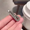 Estilosa presilha jacaré estilo broche toda cravejada para cabelos soltos, presilha lateral versátil, novo grampo de cabelo para mulheres, acessório de cabelo