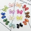 Liga jóias acessórios cristal borboleta celular caso beleza DIY material celular caso diamante pegajoso acessórios para cabelo material atacado