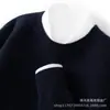 Suéter Masculino de Caxemira com Ponto de Gergelim e Manga Raglã Gola Alta Meia, Tricô Liso para Negócios, 25 Suéter Versátil Outono/Inverno