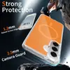 Funda Magnética Transparente de Doble Color S26Plus Universal Transfronteriza S25+ Acrílica Anti-Caídas S24 Cubierta Protectora
