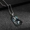 Colgante de acero inoxidable Wukong con diseño de mito negro periférico de juego 2024, collar de acero de titanio con diseño de Joker de hip hop, joyería al por mayor