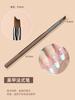 Atacado japonês unha caneta escova semi-transparente haste sweep pen construção pintado linha de tração gradiente fototerapia dupla caneta ferramenta