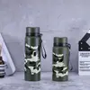 Taza de agua de doble capa de acero inoxidable 304 Directo de fábrica Regalo de empresa Taza de vacío portátil para exteriores Taza recta práctica