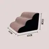 Cachorro de pelúcia degraus pet subir e descer cama escadas de cabeceira sofá escada para cachorro pequeno filhote cachorro idoso subir cama gato