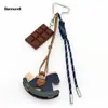 Año del Caballo Nueva Serie Simple Miu Llavero Caballo Mecedora Colgante Pequeño Dibujo Animado Lindo Bolso Nicho Original Colgante para Bolso
