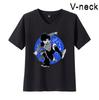 Amazon Cross Border Verão Novo Desenho Animado Anime Fantasma BLUE LOCK Prisão Azul Estampa Camiseta de Manga Curta