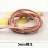 Corda de Couro Sintético de Veludo Coreano 5mm Feita à Mão Corda de Pele de Veado Acessórios ZAKKA Materiais para Joias DIY 41
